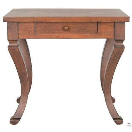 Safavieh Colman Side Table- Brown - 23.75 x 21.5 x 19 in. AMH1510A